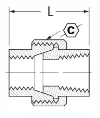 Union Brass Pipe Fittings, Threaded Fittings